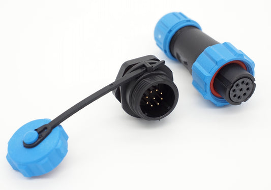 SP13 Connector Pair, 9-pin, Female Plug