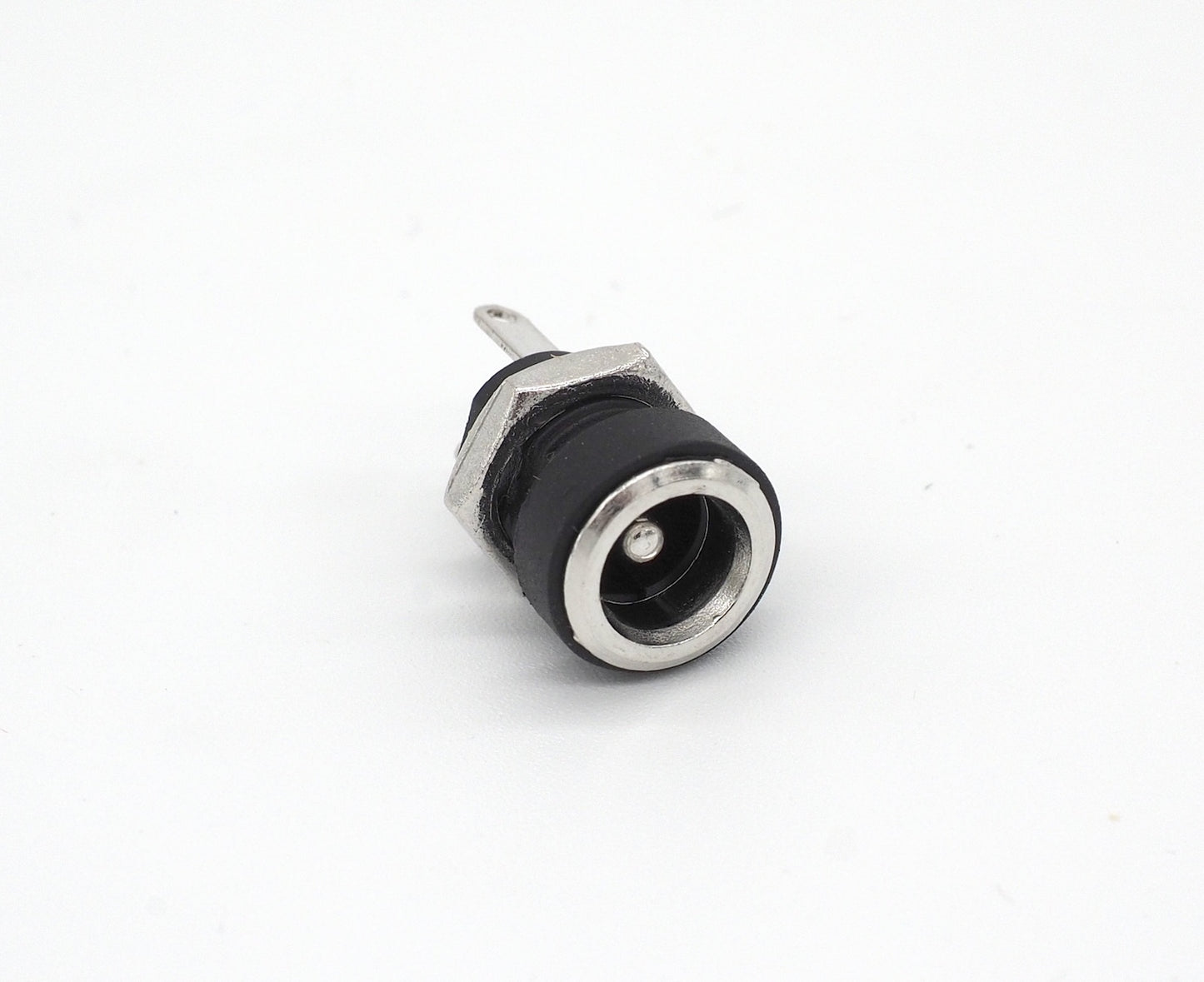 DC barrel panel connector