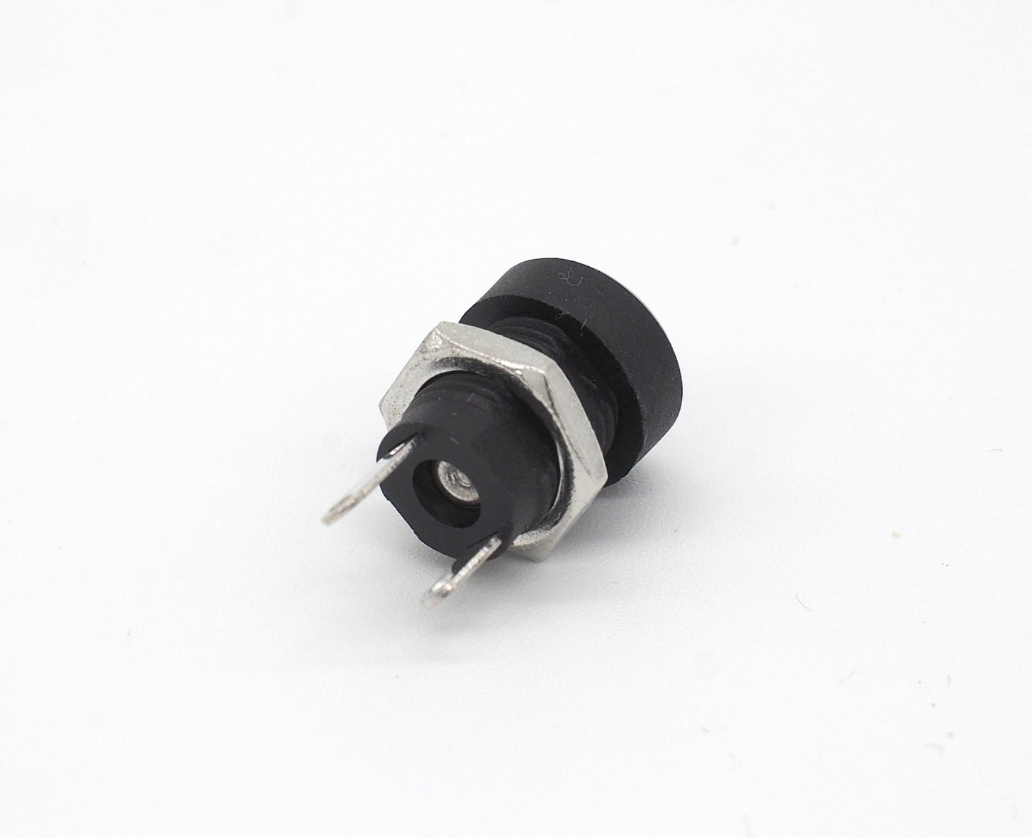 DC barrel panel connector