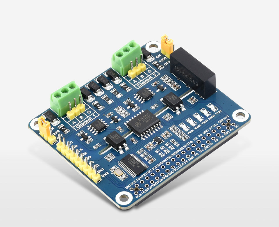 Waveshare 2-Channel Isolated RS485 HAT (NMEA 0183)