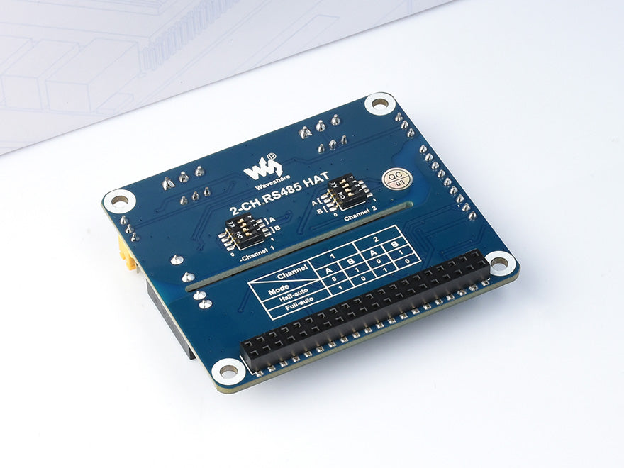Waveshare 2-Channel Isolated RS485 HAT (NMEA 0183)