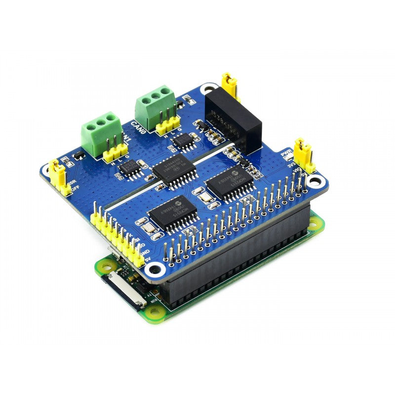 Waveshare 2-Channel Isolated CAN HAT for Raspberry Pi: NMEA 2000 Compatible