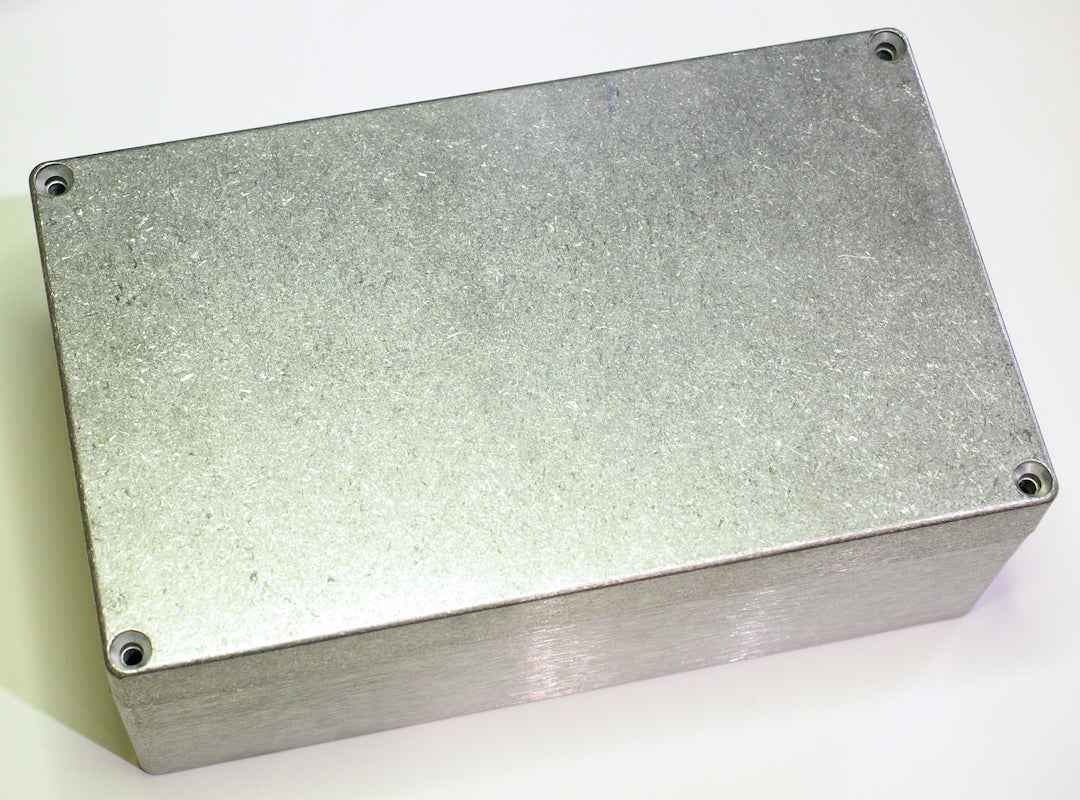 Metal enclosure, 200x120x75 mm, aluminum, IP65