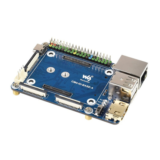 Waveshare Mini Base Board (A) for Raspberry Pi Compute Module 4 (CM4-IO-BASE-A)