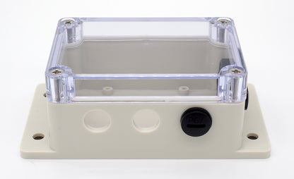 Waterproof Enclosure 100x68x50 mm, flanges, holes