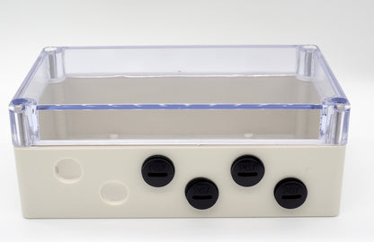 Waterproof Enclosure 158x90x60 mm, pre-drilled holes