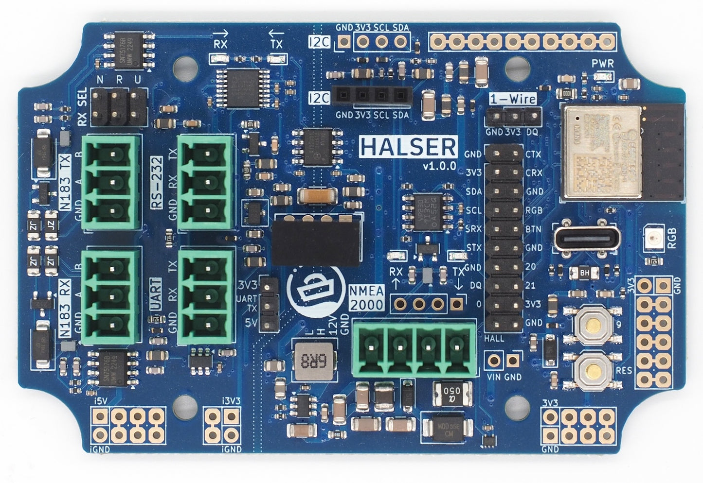 HALSER: Hat Labs Serial Interface Board