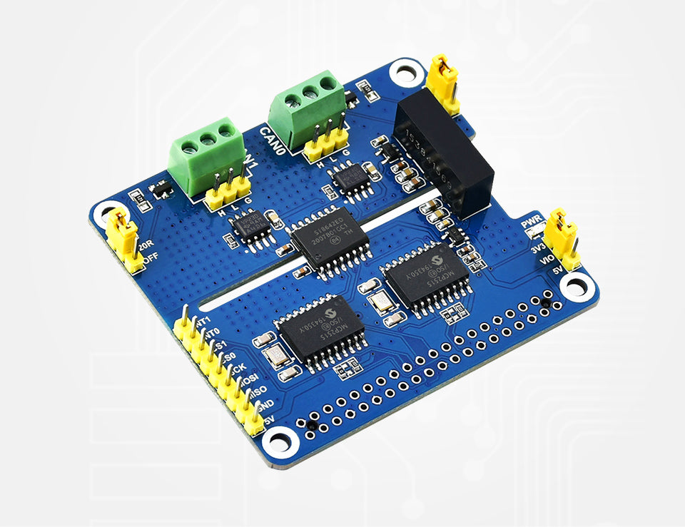 Waveshare 2-Channel Isolated CAN HAT for Raspberry Pi: NMEA 2000 Compatible