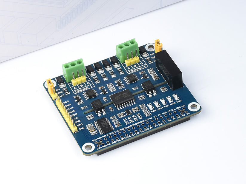 Waveshare 2-Channel Isolated RS485 HAT (NMEA 0183) – Hat Labs