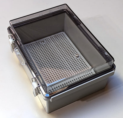 Large Weatherproof Enclosure for Raspberry Pi and SH-RPi (210x160x100 mm)