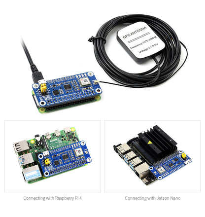 MAX-M8Q GNSS HAT for Raspberry P