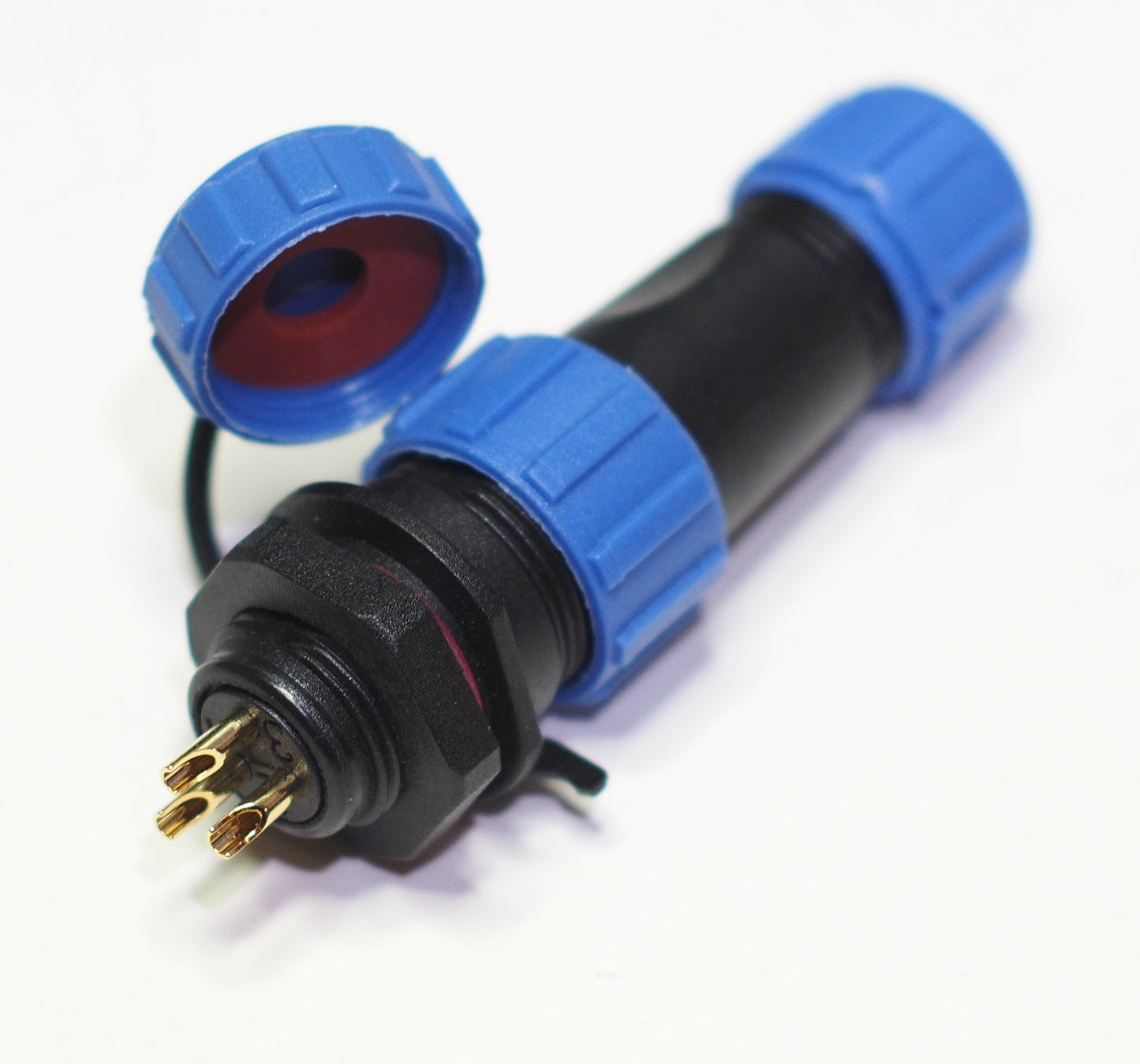 SP13 connector, 3-pin, female plug